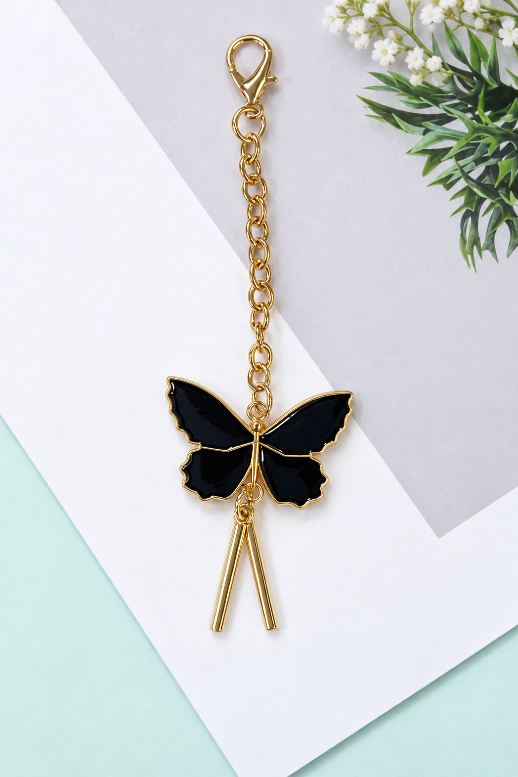 Black Butterfly Charm