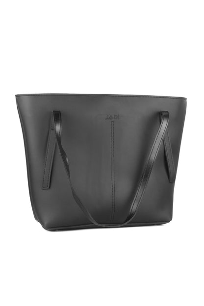 Lunéa Tote Black lifestyle — everyday minimal tote JADI Pakistan