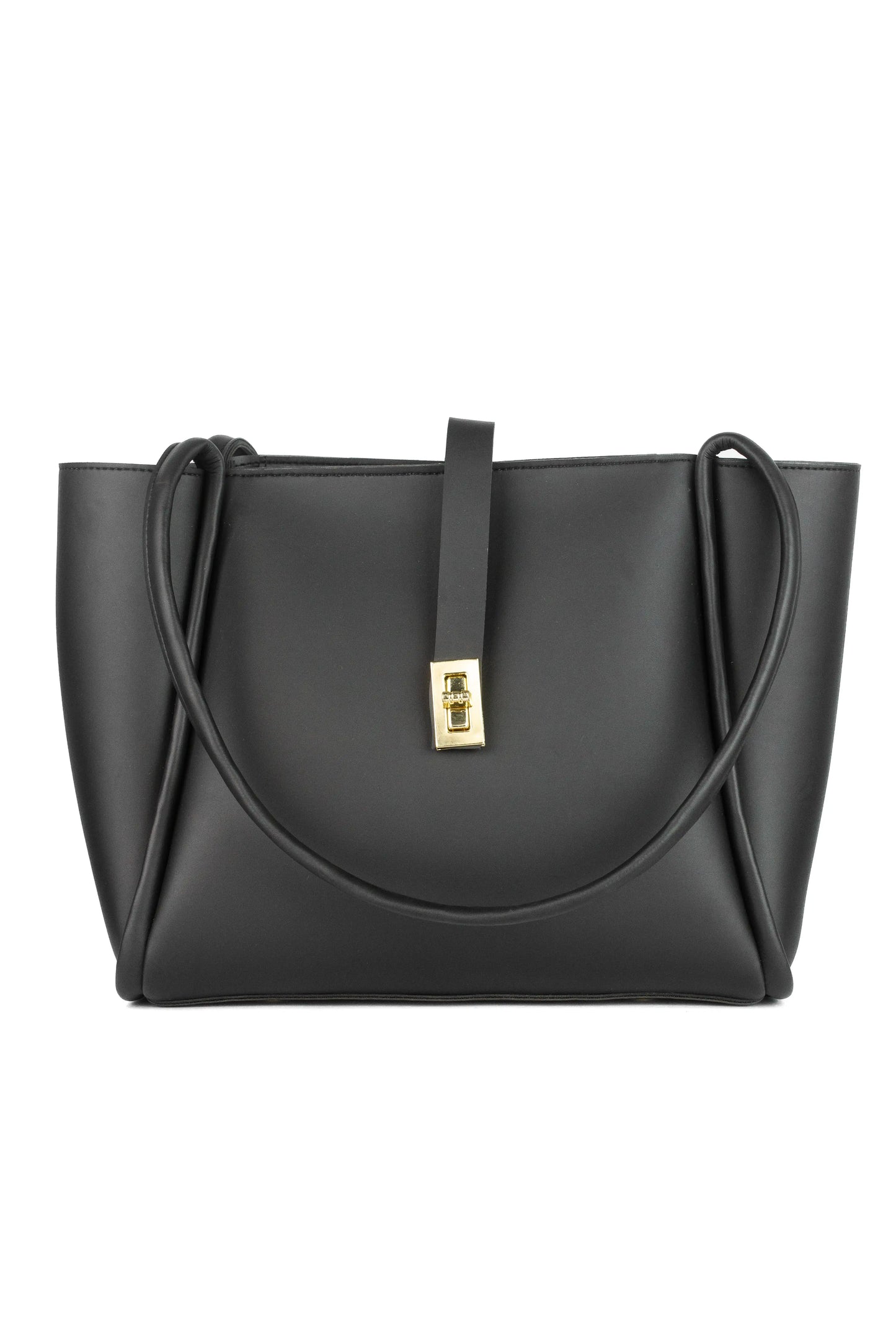 Sorrel Tote Black interior — spacious zip pocket tote bag