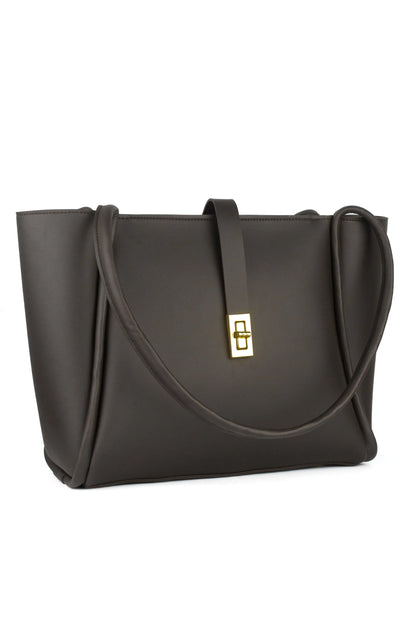Sorrel Tote Brown detail — structured minimal tote JADI Pakistan