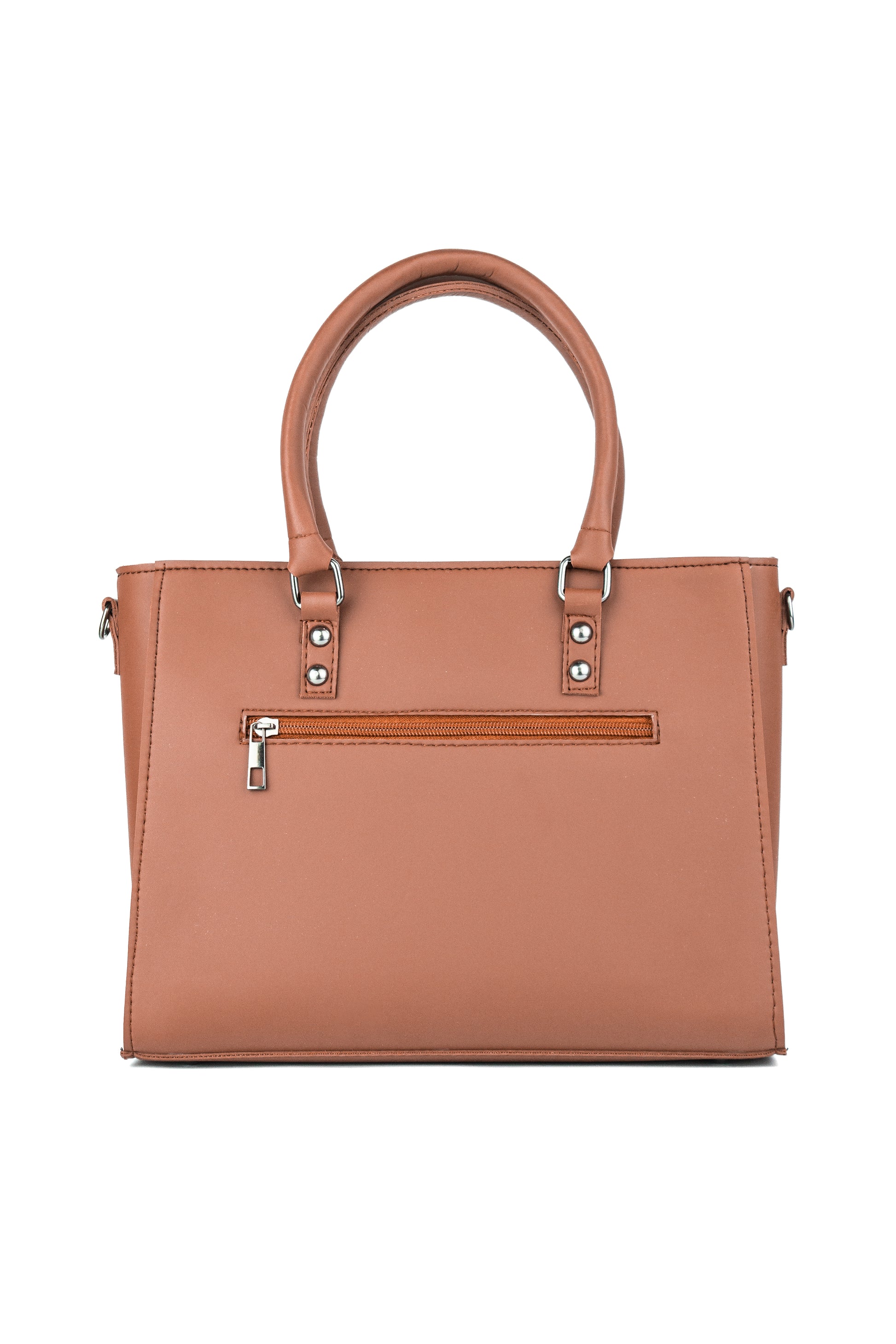 Soléa Handbag Brown detail — structured minimal bag JADI Pakistan