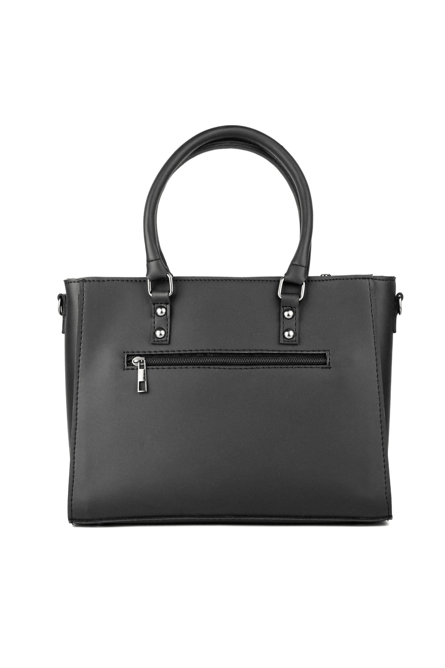 Soléa Handbag Black detail — structured minimal bag JADI