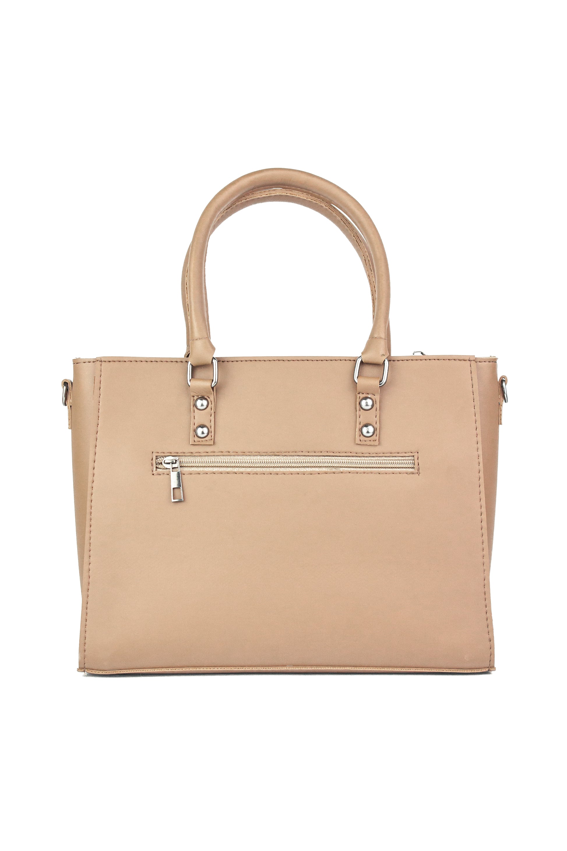 Soléa Handbag Beige detail — structured minimal bag JADI Pakistan