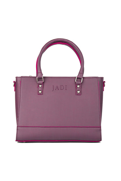 Soléa Handbag Maroon front view — quiet luxury handbag Pakistan