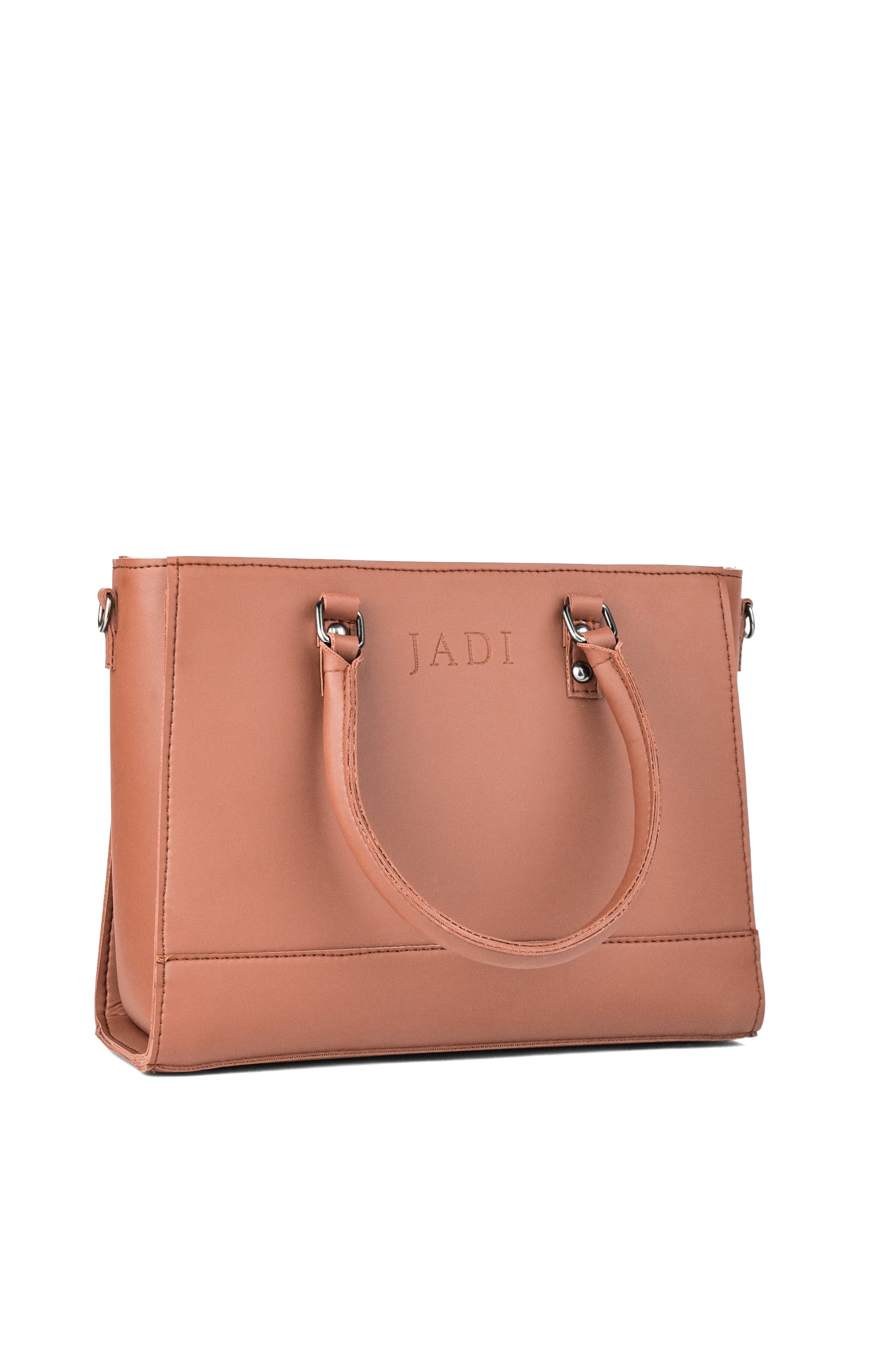 Soléa Handbag Brown flat lay — JADI quiet luxury handbag