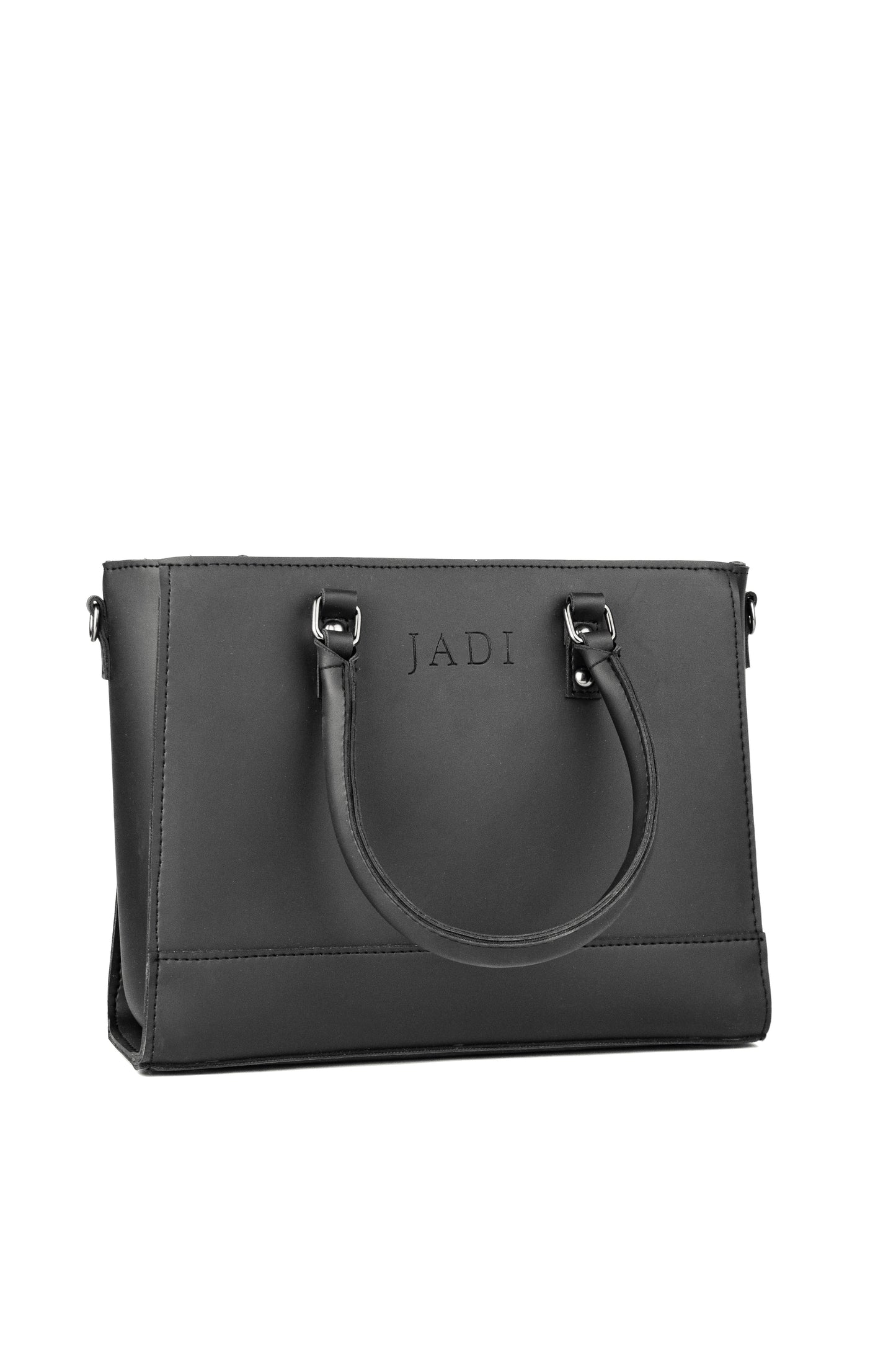 Soléa Handbag Black flat lay — JADI Pakistan quiet luxury