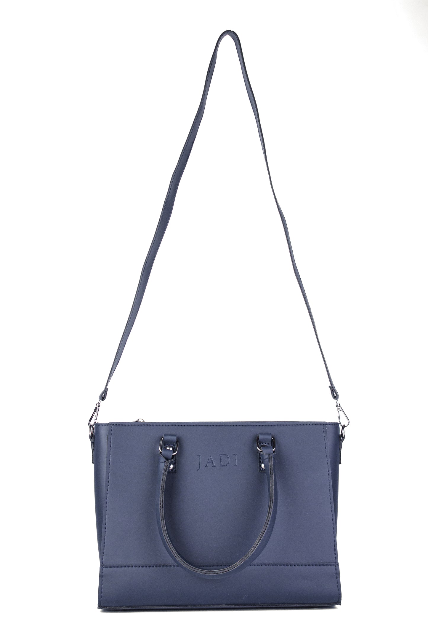 Soléa Handbag Blue lifestyle — minimal luxury handbag Pakistan