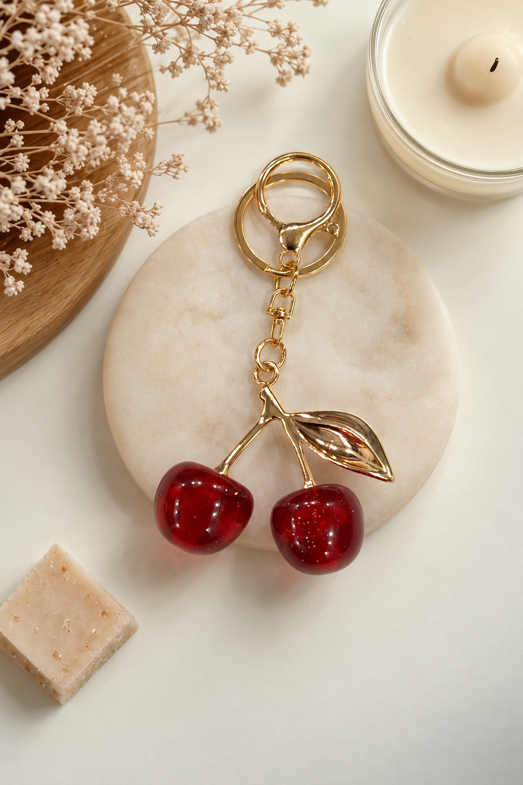 Cherry Bag Charm