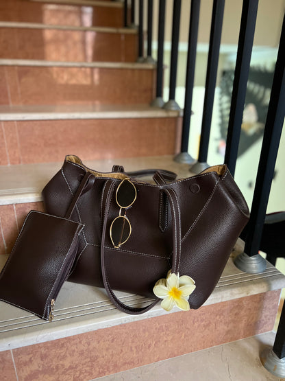 Solis Tote Choco Brown