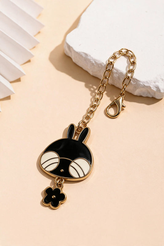 Black Bunny Charm